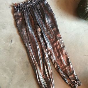 Rebecca Minkoff Silver Zee Silk Pants